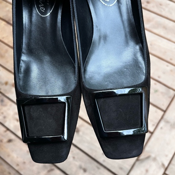 Browns Couture Suede Low Heeled pumps 9 EUC - Picture 4 of 12